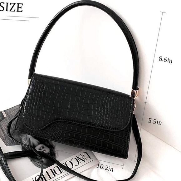 Black Shoulder Bag   - Picture 5 of 5